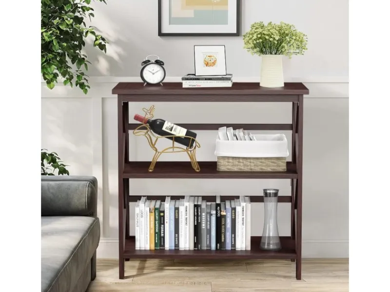 Costway Konsolentisch Holz 79 x 32 x 86 cm