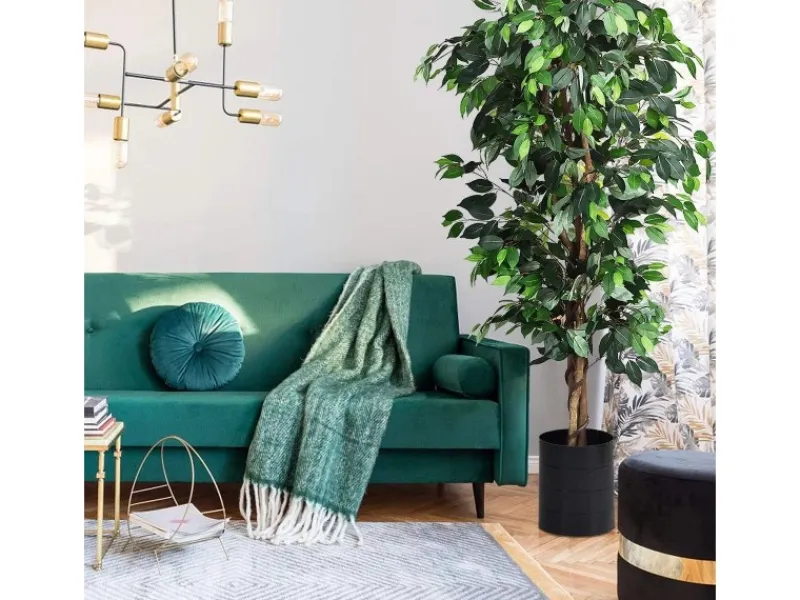 Costway Kunstpflanze für Zuhause Garten Büro 180 cm