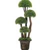 Online Costway Kunstpflanze mit 4 Kugeln & Realistischem Stamm Grün 90 cm