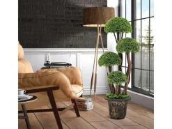 Online Costway Kunstpflanze mit 4 Kugeln & Realistischem Stamm Grün 90 cm