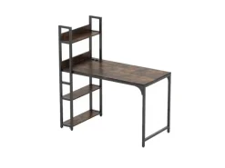 Sale Costway Schreibtisch mit Ladestation Braun