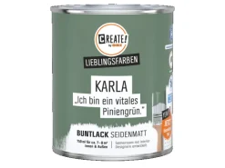 Best CREATE! by OBI Buntlack Lieblingsfarbe Karla Seidenmatt 0,75 l Piniengrün