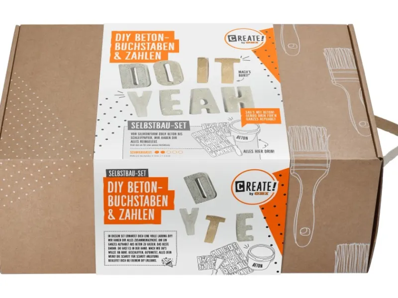 CREATE! by OBI DIY Betonbuchstaben & -zahlen