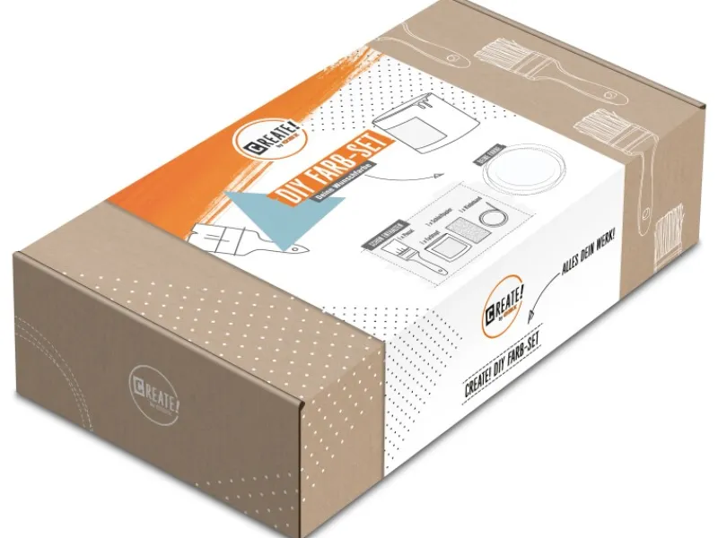 Clearance CREATE! by OBI DIY Farb-Set Baumwolle Satin Finish 125 ml