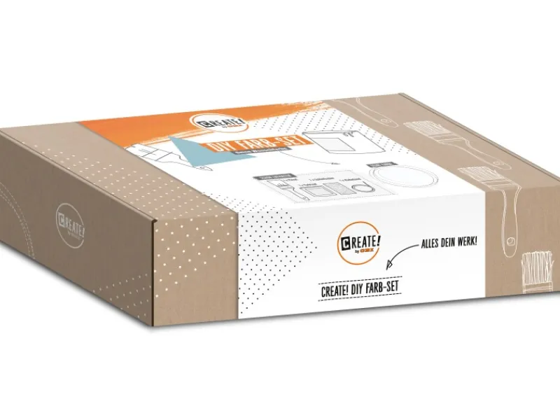 Clearance CREATE! by OBI DIY Farb-Set Baumwolle Satin Finish 125 ml