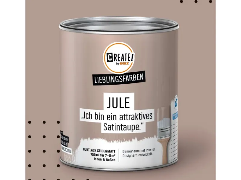 CREATE! by OBI Lieblingsfarben Buntlack Jule seidenmatt 750ml