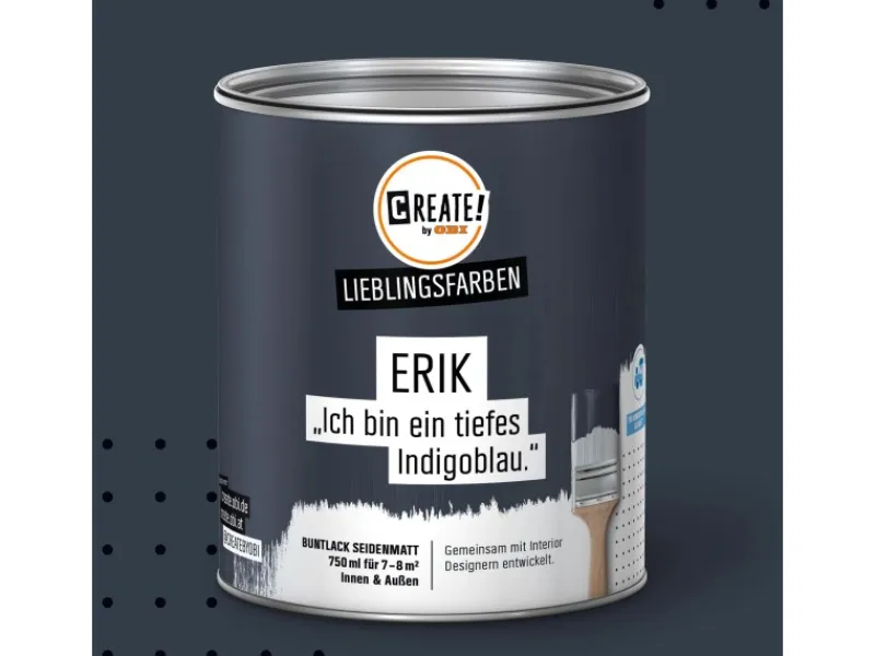 CREATE! by OBI Lieblingsfarben Buntlack Erik seidenmatt 750ml