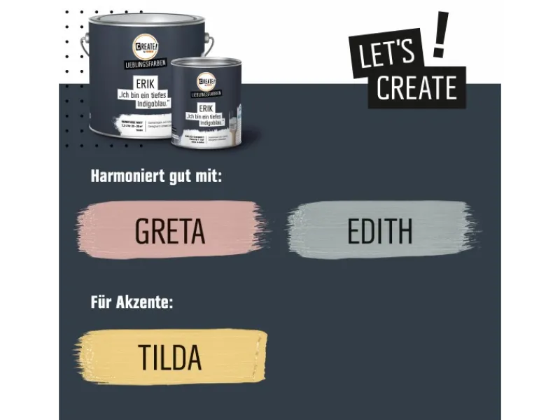 CREATE! by OBI Lieblingsfarben Buntlack Erik seidenmatt 750ml