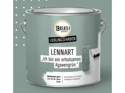 Best CREATE! by OBI Lieblingsfarben Wandfarbe Lennart matt 2,5 l Agavengrün