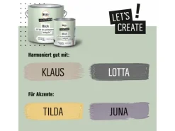 Outlet CREATE! by OBI Lieblingsfarben Wandfarbe Maja matt 2,5 l Jadegrün