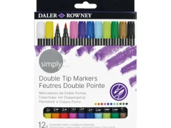 Outlet Dailer Rowney Doppelspitzenmarker Simply 12er Etui