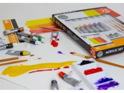 Best Daler-Rowney Simply Acryl-Mal-Set sortierte Farben 25 teilig