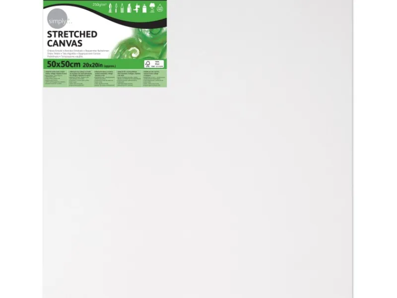 Simply Daler-Rowney bespannter Keilrahmen 50 cm x 50 cm FSC®