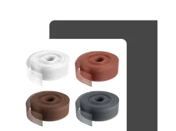 Hot DAPRONA Lüftungsband Traufgitter 60m x 80mm PVC Gerollt Schwarz