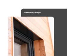 DAPRONA Lüftungswinkel Alu 20x 2m x 30mm x 90mm Silber Fassaden Lüftungswinkel