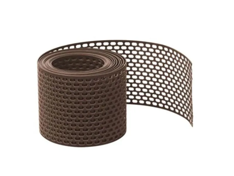 Hot DAPRONA Vogelschutzgitter Lüftungsband PVC 5m x 80mm Belüftung Braun