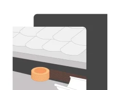 DAPRONA Vogelschutzgitter Lüftungsband PVC 5m x 150mm Belüftung