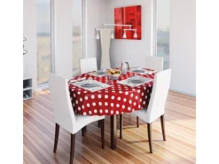 Sale d-c-fix Tischdecke Venita 110 cm x 140 cm eckig Rot