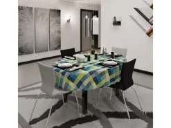 d-c-fix Tischdecke Victor Blau 110 x 140 cm eckig