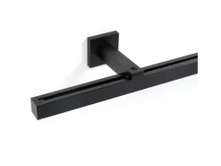 Deco-Raum Gardinenschiene nach Maß 1-Lauf Cube Schwarz 570cm