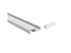 Deco-Raum Gardinenschiene nach Maß 1-Lauf Deckenmontage Minimal 570cm