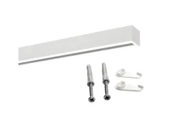 Online Deco-Raum Gardinenschiene nach Maß 1-Lauf Square 480cm Weiß