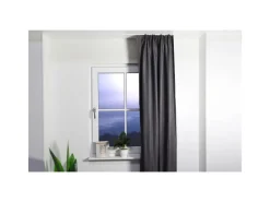 Sale Deco-Raum Gardinenschiene nach Maß 1-Lauf Deckenmontage Minimal 330cm Weiß