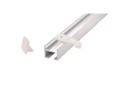 Deco-Raum Gardinenschiene nach Maß 1-Lauf Square 220cm