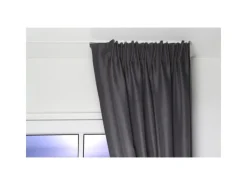 Best Deco-Raum Gardinenschiene nach Maß 1-Lauf Deckenmontage Minimal 70cm Weiß