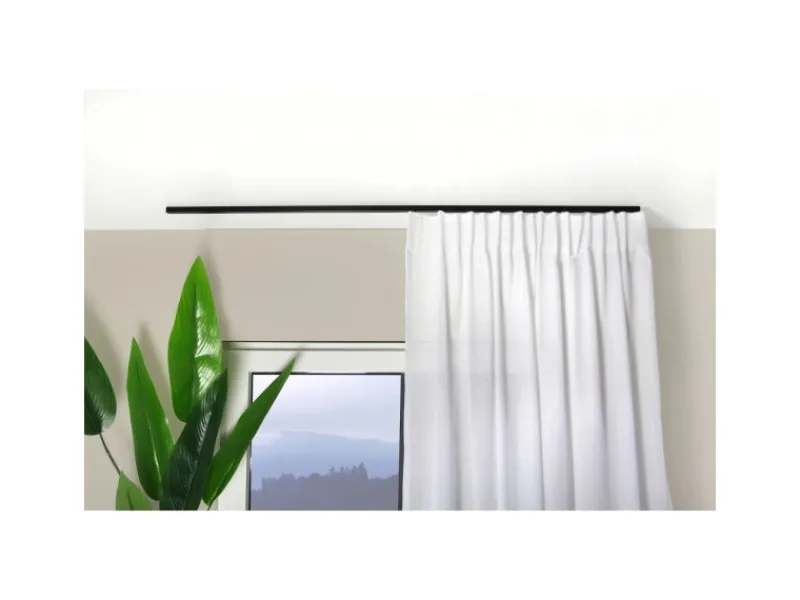 Deco-Raum Gardinenschiene nach Maß 1-Lauf Square 310cm