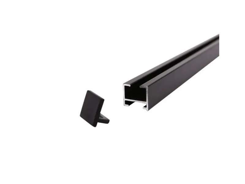 Deco-Raum Gardinenschiene nach Maß 1-Lauf Square 310cm