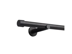 Deco-Raum Gardinenstange nach Maß 1-Lauf Kappe Ø 25mm 190cm