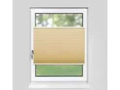 New Deco-Raum Plissee Basic ohne Bohren 40x150cm Blickdicht Klemmfix Beige