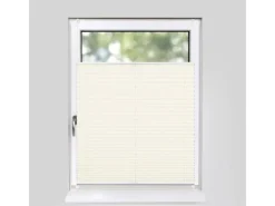 Deco-Raum Plissee Basic ohne Bohren 40x150cm Blickdicht Klemmfix Vanille