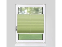 New Deco-Raum Plissee Basic ohne Bohren 40x150cm Blickdicht Klemmfix Hellgrün