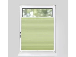 New Deco-Raum Plissee Basic ohne Bohren 40x150cm Blickdicht Klemmfix Hellgrün