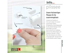 Outlet Deco-Raum Plissee Basic ohne Bohren 65x150cm Blickdicht Klemmfix Weiß