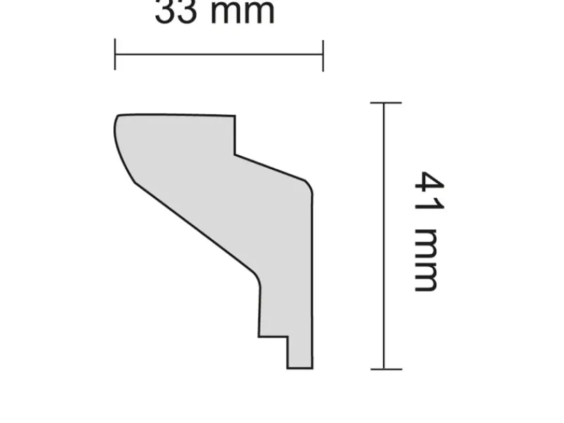 Best Decosa Lichtleiste Kathleen Weiß 1 x 2 m