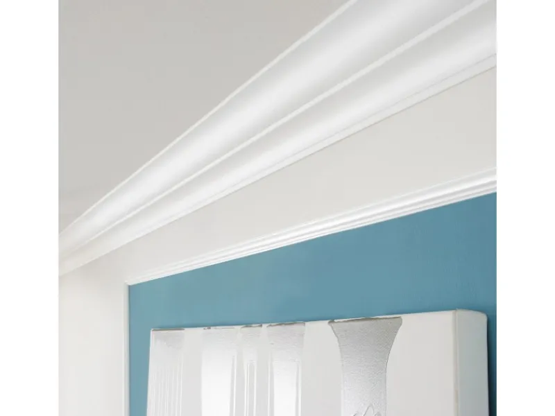 Best Decosa Zierprofil Selina 1 Stück 2 m Weiß