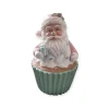 Dekofigur Cupcake Weihnachtsmann 14,5 cm