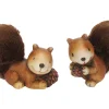 Online Dekofigur Eichhörnchen Braun 2-fach sortiert 9 cm x 12,2 cm x 6,7 cm