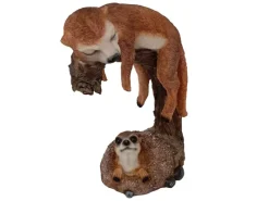 Dekofigur Erdmännchen Schlafend Klein 24 cm