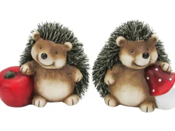 Sale Dekofigur Igel Braun-Rot 2-fach sortiert 14 cm x 13 cm x 11 cm