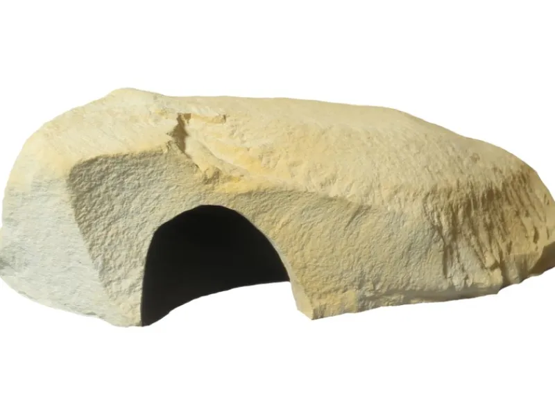 Dekofigur Terraristik Höhle L1 Sandstein Hell