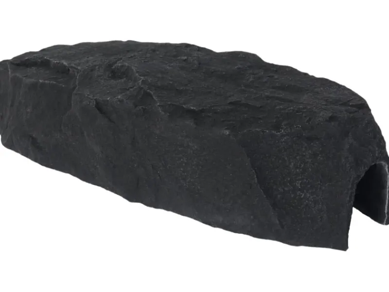 New Dekofigur Terraristik Höhle L3 Schiefer Anthrazit