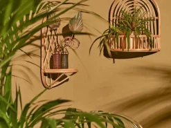 Discount Deko-Flasche Safari Lodge Glas 5,5 cm x 13 cm Rosa