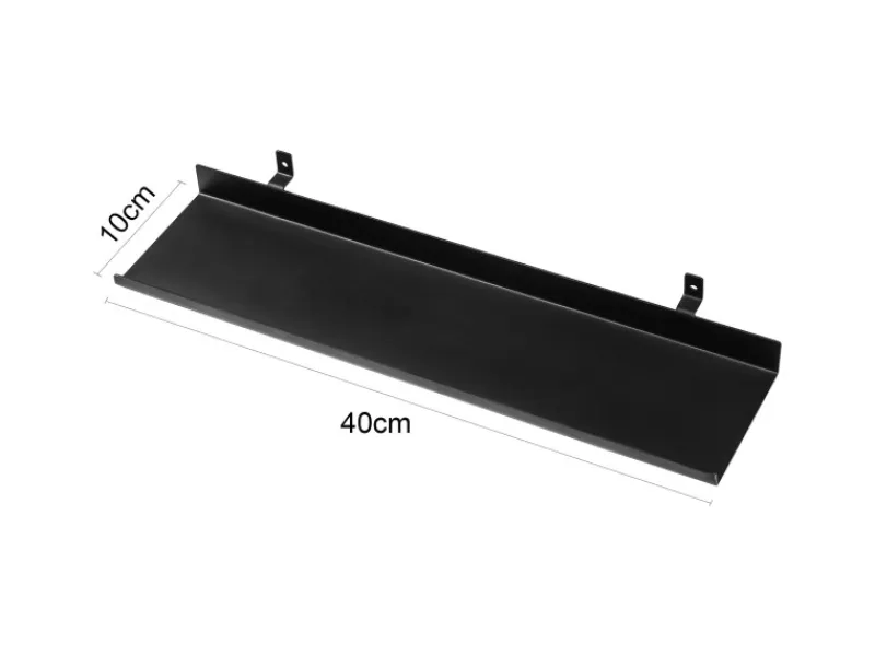 New Denpanels Regal schwarz für Akustikpaneel 40 cm inkl. Schrauben
