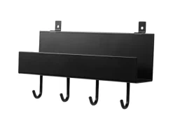 New Denpanels Regal schwarz mit 4 Stiften 21,5 cm inkl. Schrauben