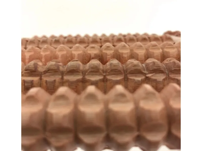 Clearance Dewello Hochwertiger Fussroller Fussmassage Stressreduzierung Entspannung Holz 2 X 6 Rollen Über 1000 Massagenoppen