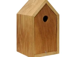 Clearance Dobar Design-Nistkasten Eichenholz mit Spitzdach Braun